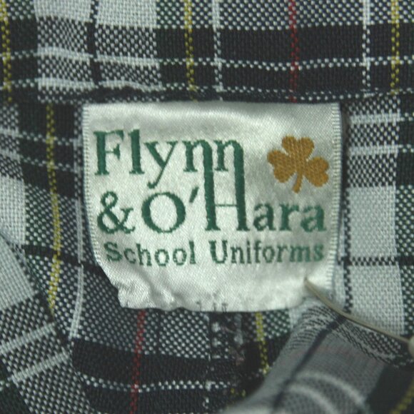 Flynn & OHara Girls Plaid Tartan Wrap Mini Skirt Skort Shorts School Uniform 8 - Picture 8 of 8